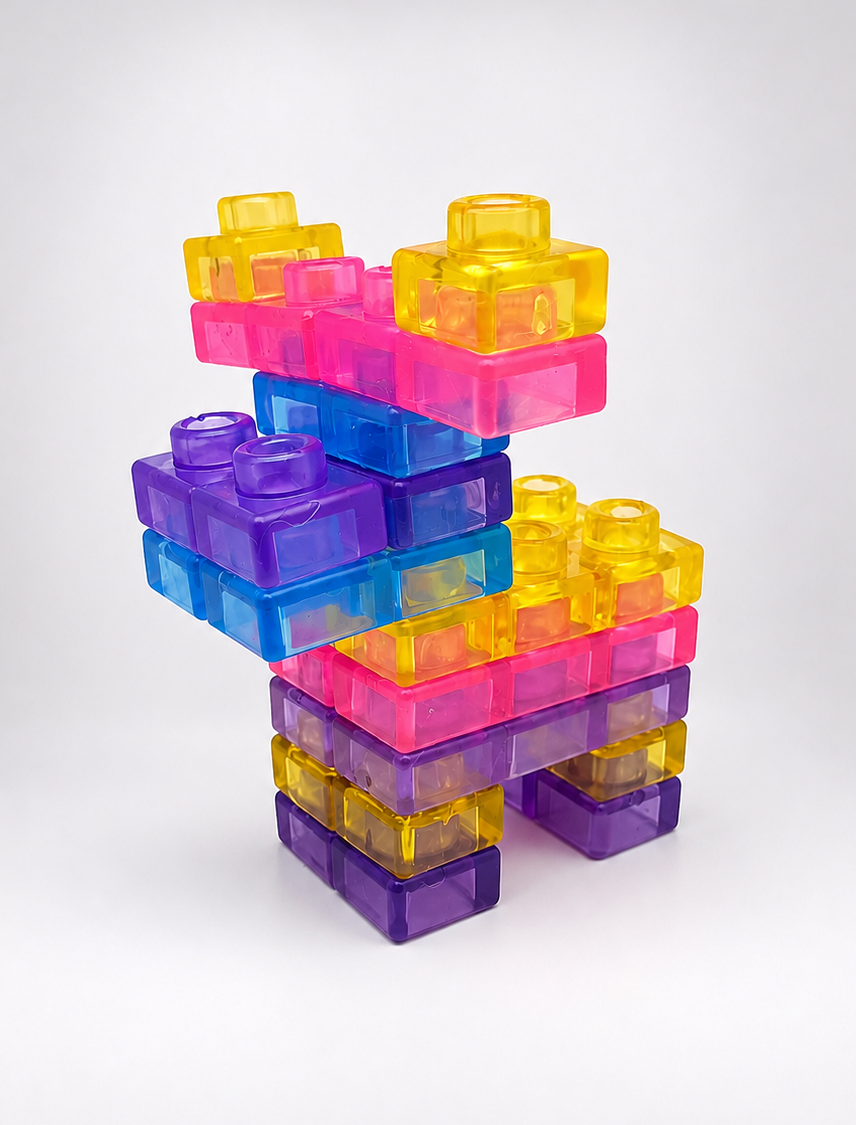 Jolly Blocks – Creative Building Set for Kids (40 Pieces)